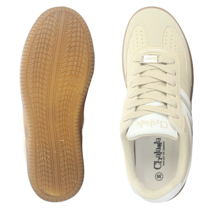 ZAPATILLA MUJER URBANO BEIGE CHALADA ARU-1 - 7