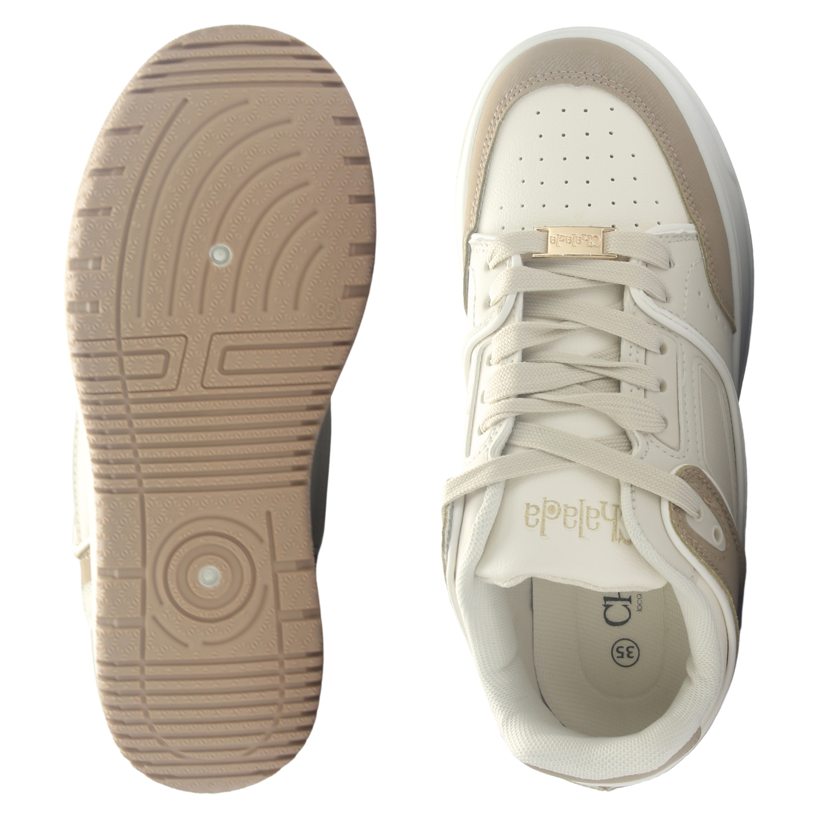 ZAPATILLA MUJER CHALADA MITSU-4 BEIGE URBANO - 7