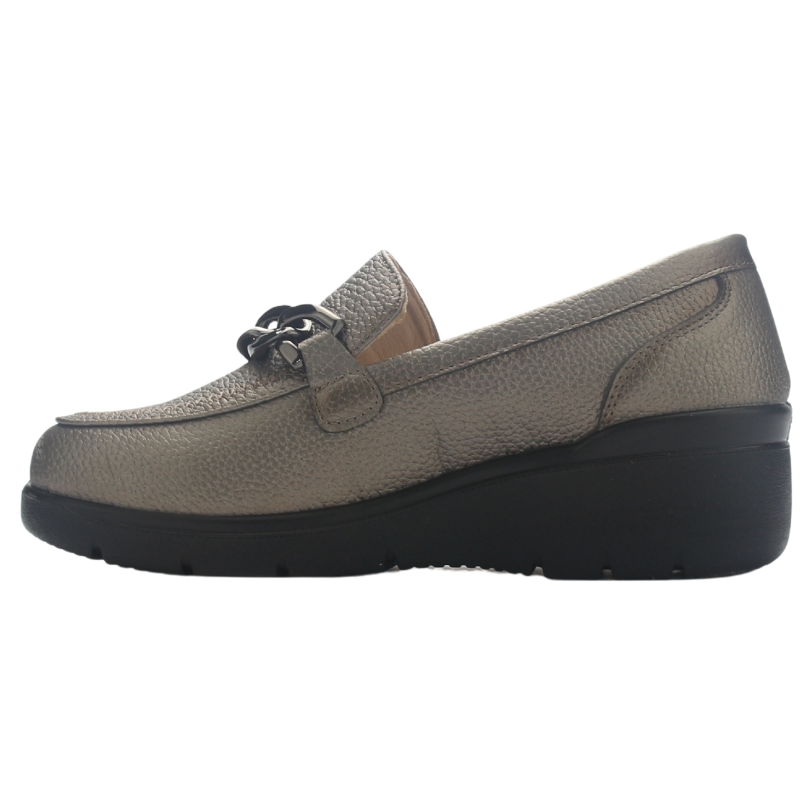 ZAPATO MUJER CHALADA DEZA-5 PLATEADO CASUAL - 2