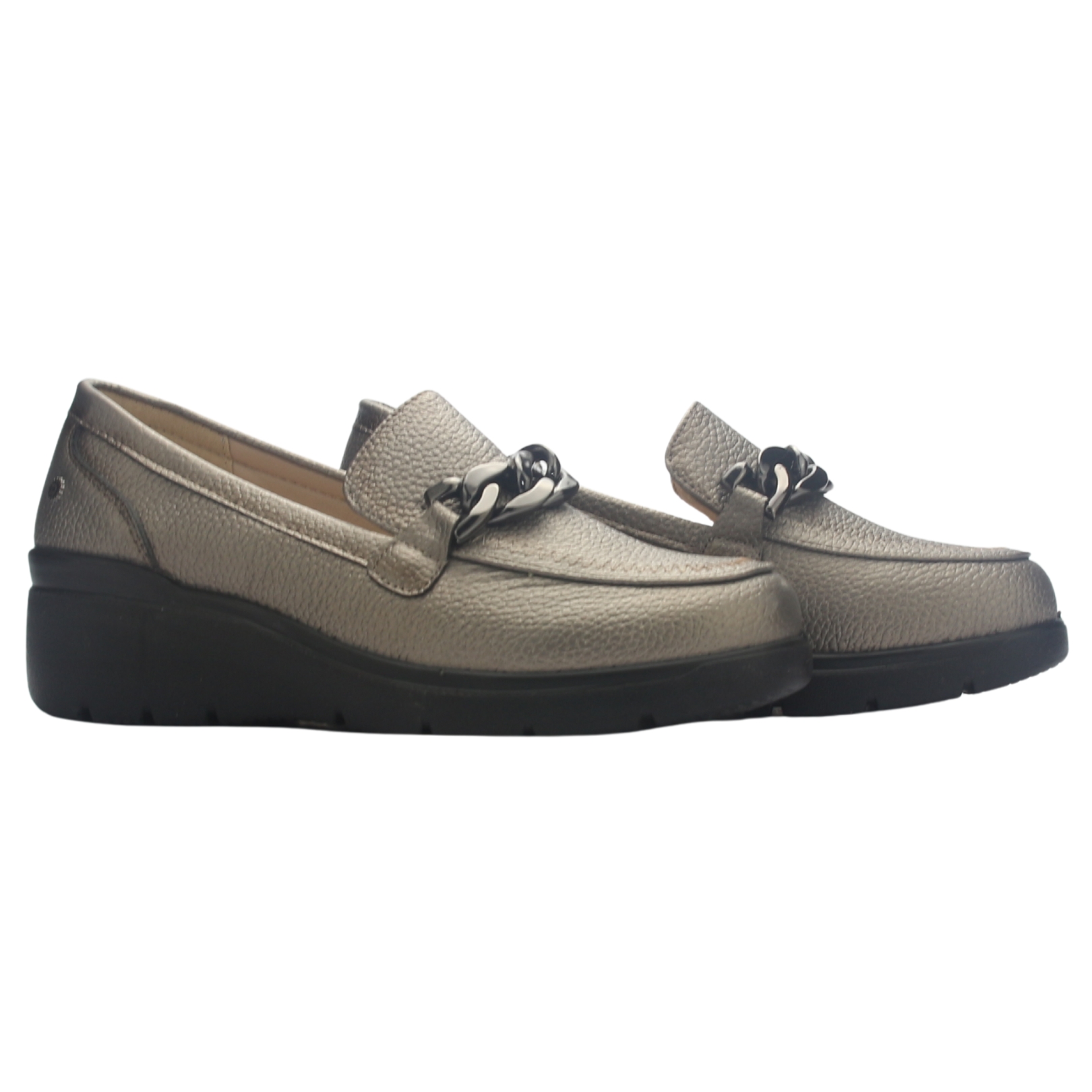 ZAPATO MUJER CHALADA DEZA-5 PLATEADO CASUAL - 5