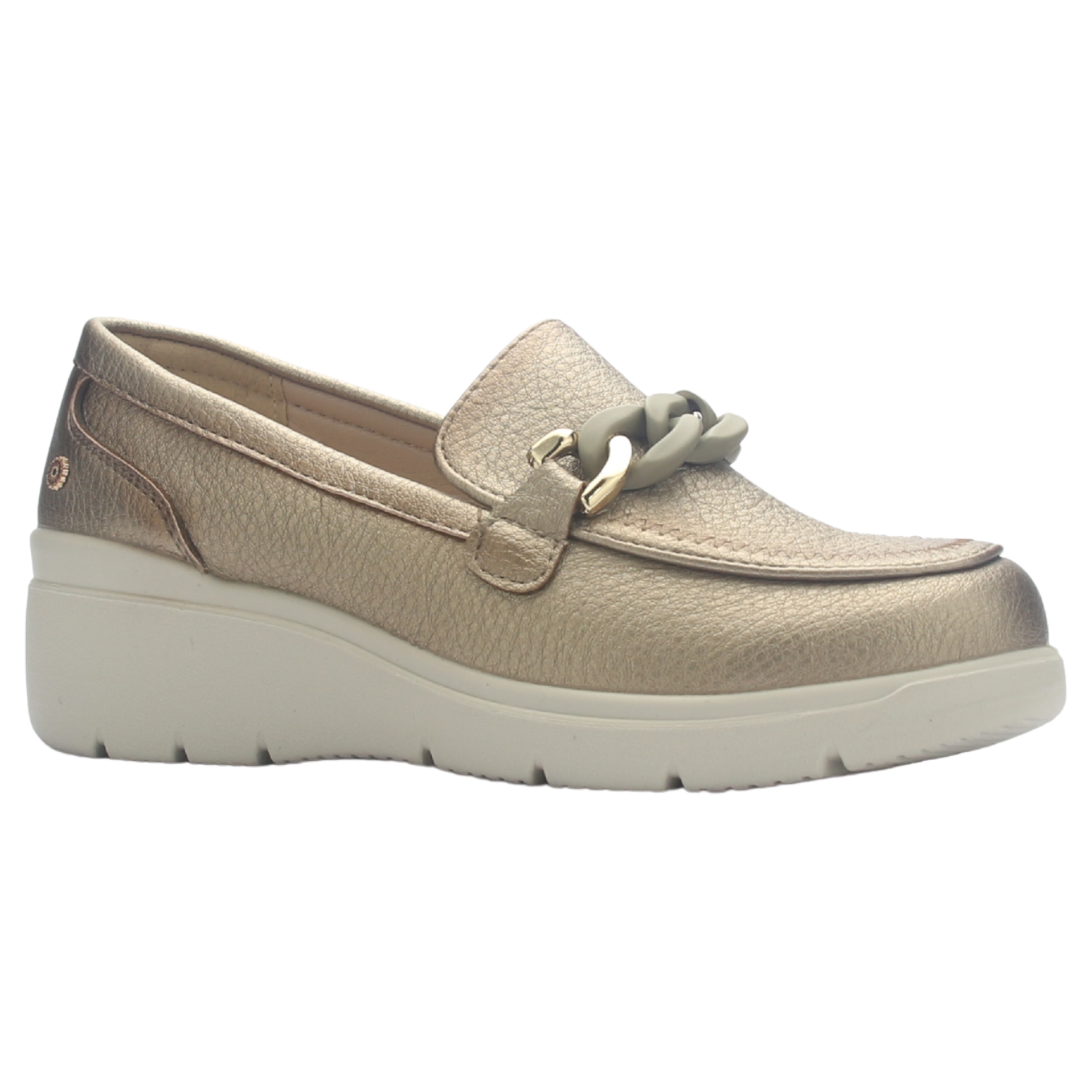 ZAPATO MUJER CHALADA DEZA-5 DORADO CASUAL - 3