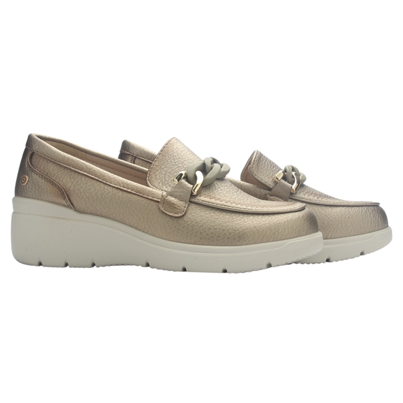 ZAPATO MUJER  CHALADA DEZA-5 DORADO CASUAL - 5