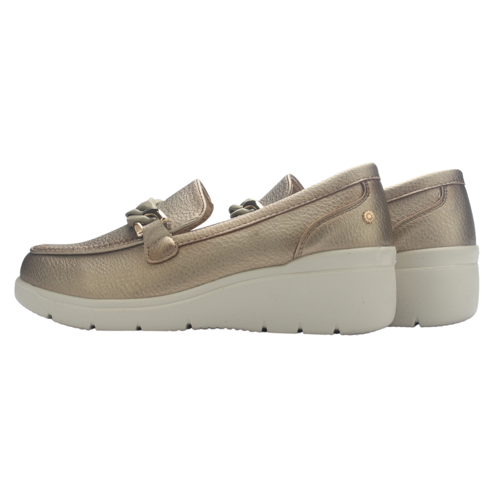 ZAPATO MUJER CHALADA DEZA-5 DORADO CASUAL - 6