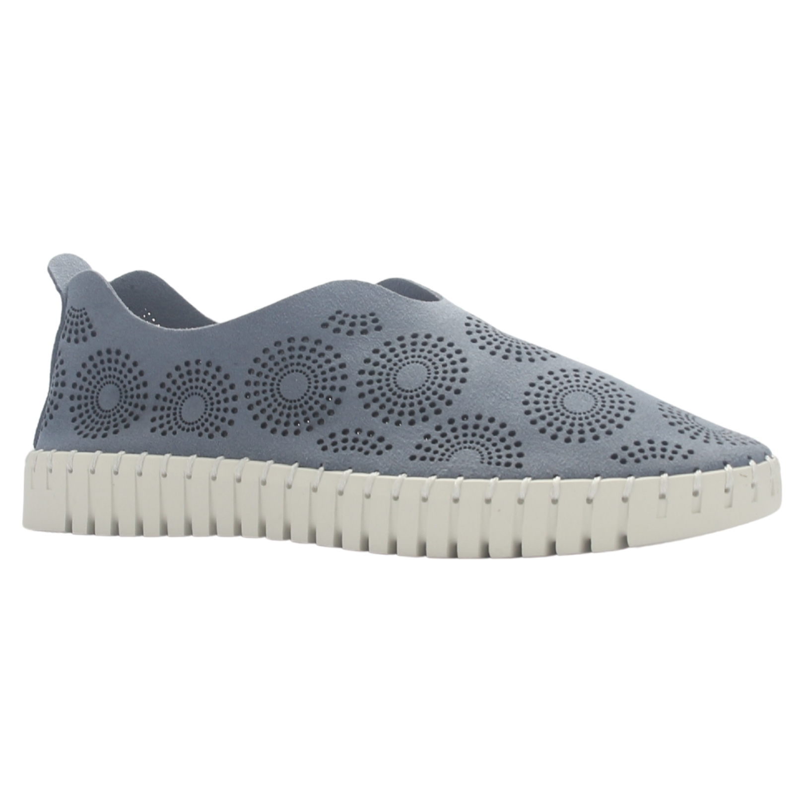 ZAPATO DE CUERO MUJER CHALADA TREN-1 AZUL CASUAL - 3
