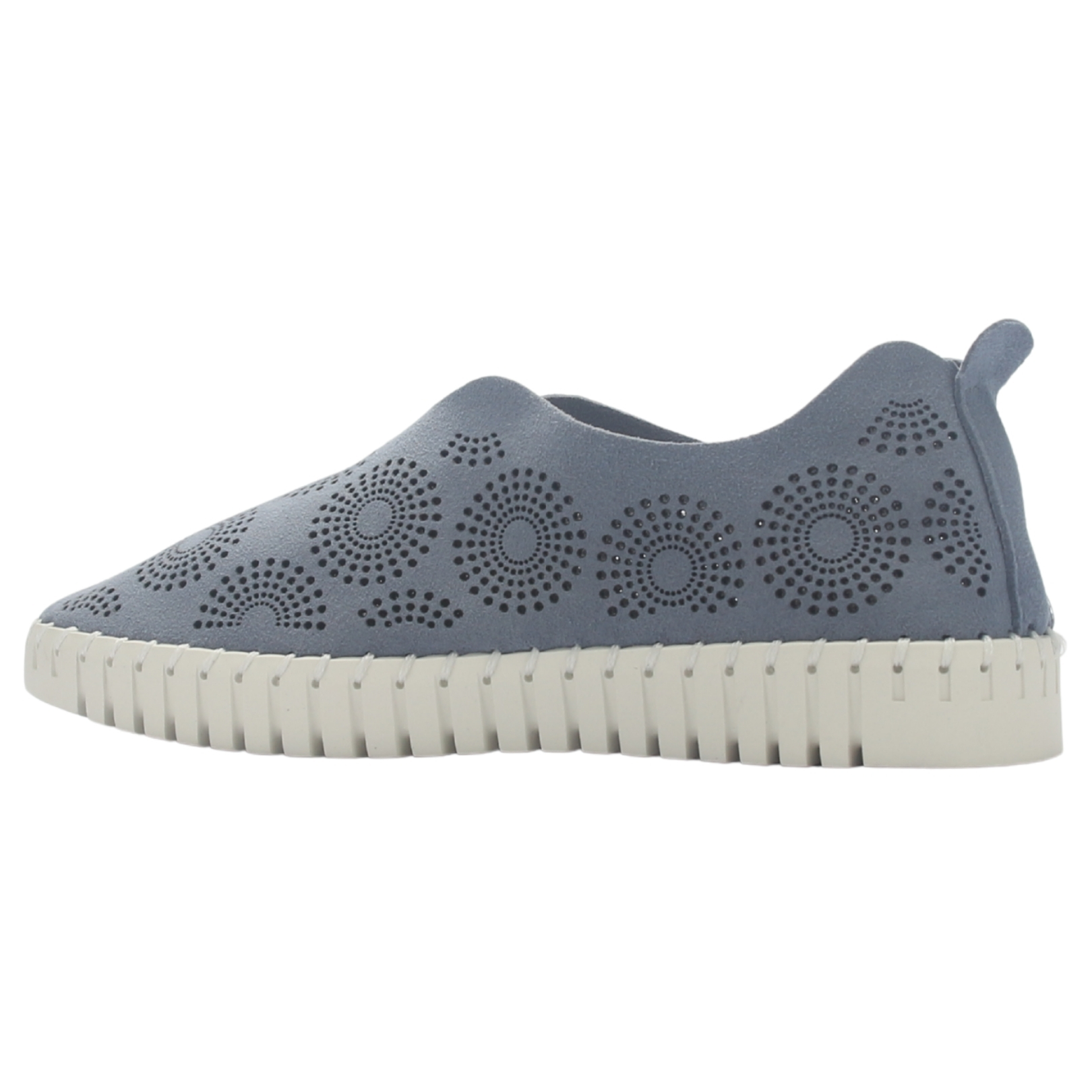 ZAPATO DE CUERO MUJER CHALADA TREN-1 AZUL CASUAL - 4