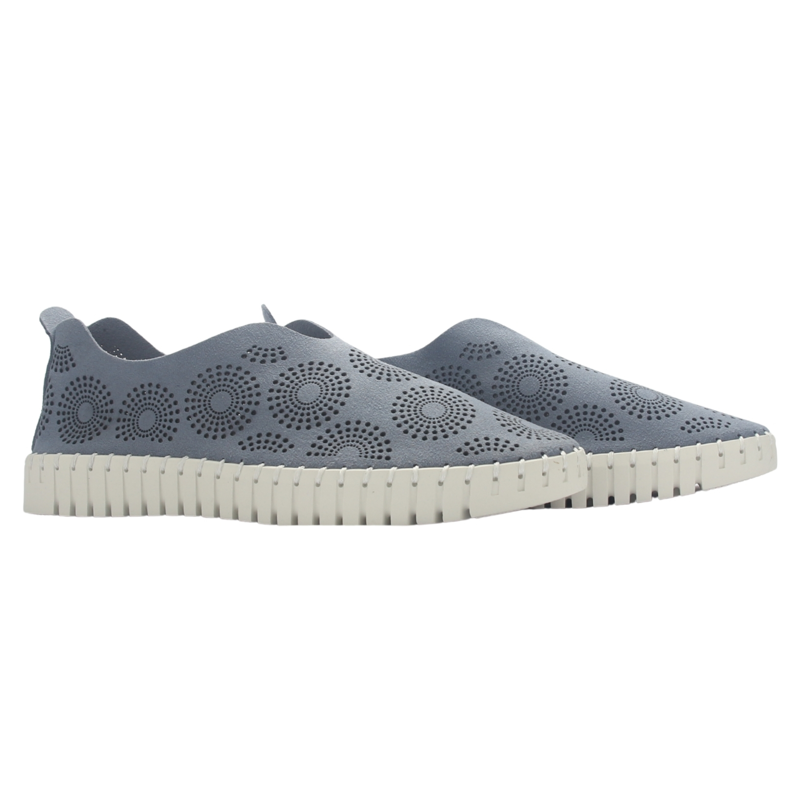 ZAPATO DE CUERO MUJER CHALADA TREN-1 AZUL CASUAL - 5