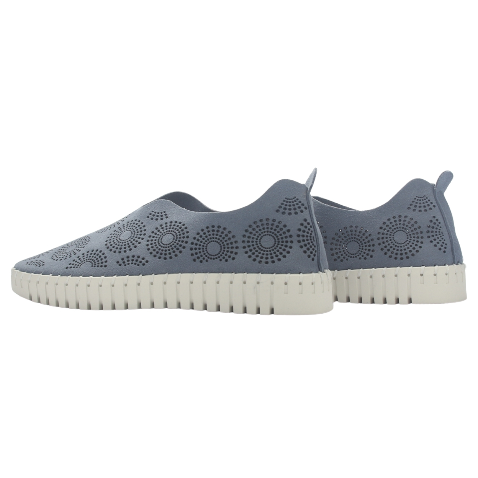 ZAPATO DE CUERO MUJER CHALADA TREN-1 AZUL CASUAL - 6
