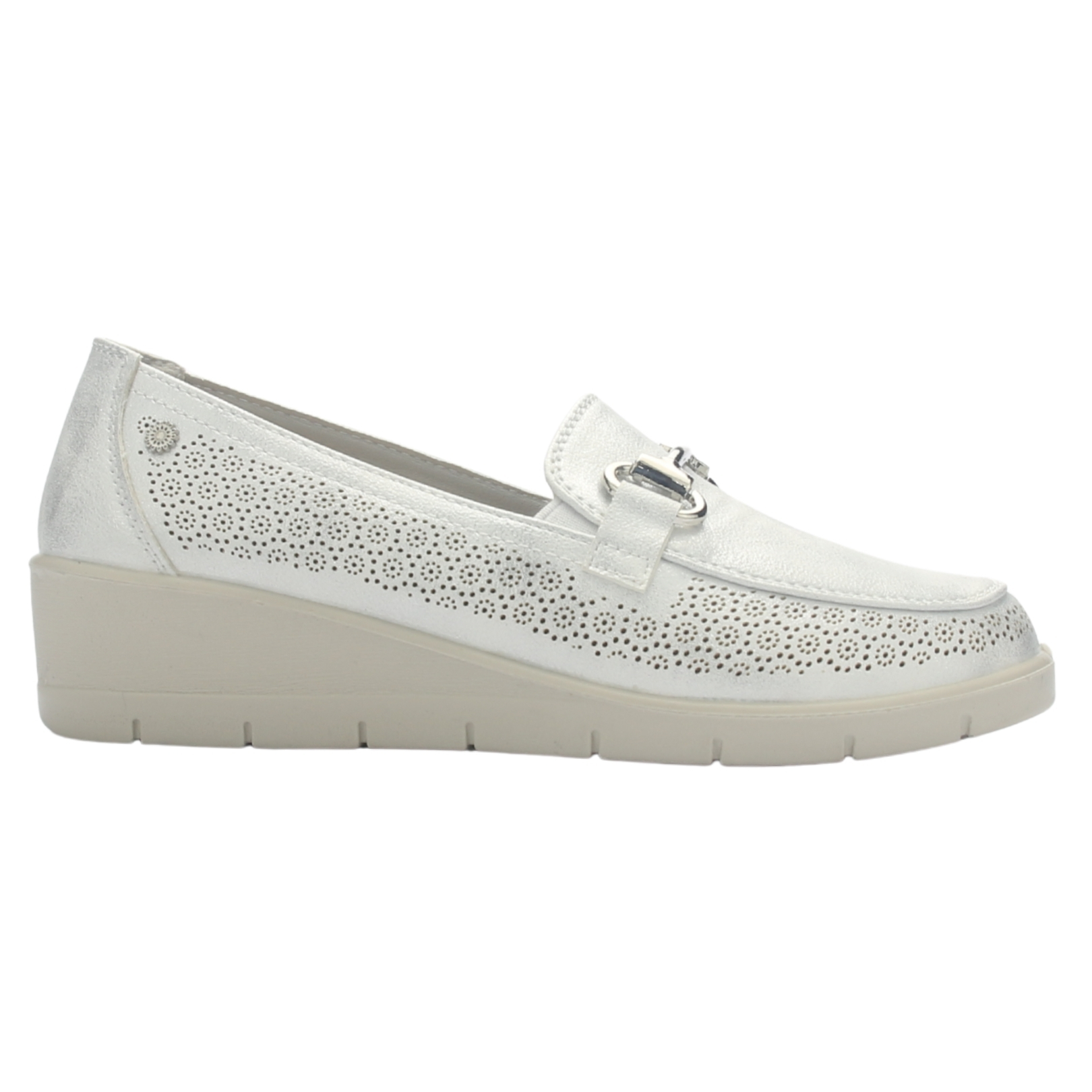ZAPATO MUJER CHALADA CONA-2 PLATEADO CASUAL - 1