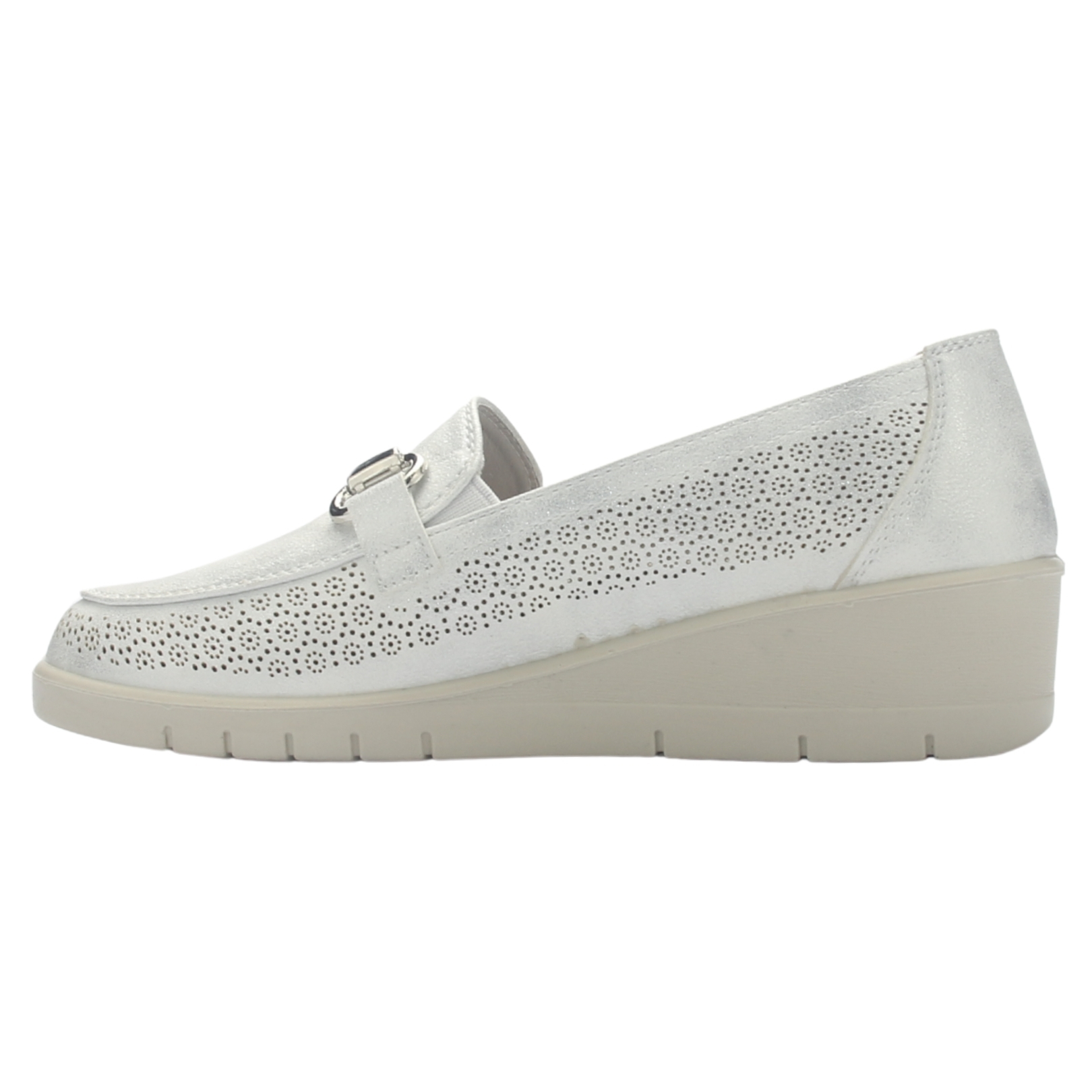 ZAPATO MUJER CHALADA CONA-2 PLATEADO CASUAL - 2