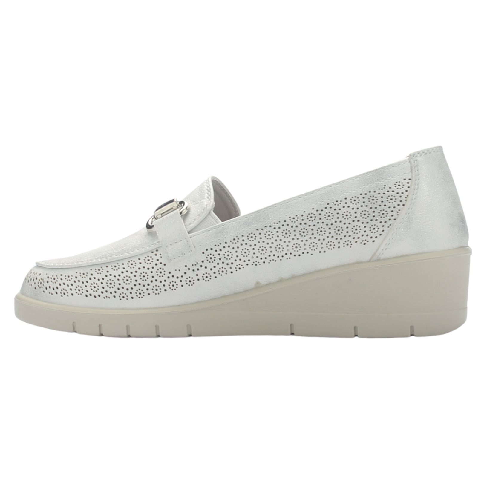 ZAPATO MUJER CHALADA CONA-2 PLATEADO CASUAL - 2