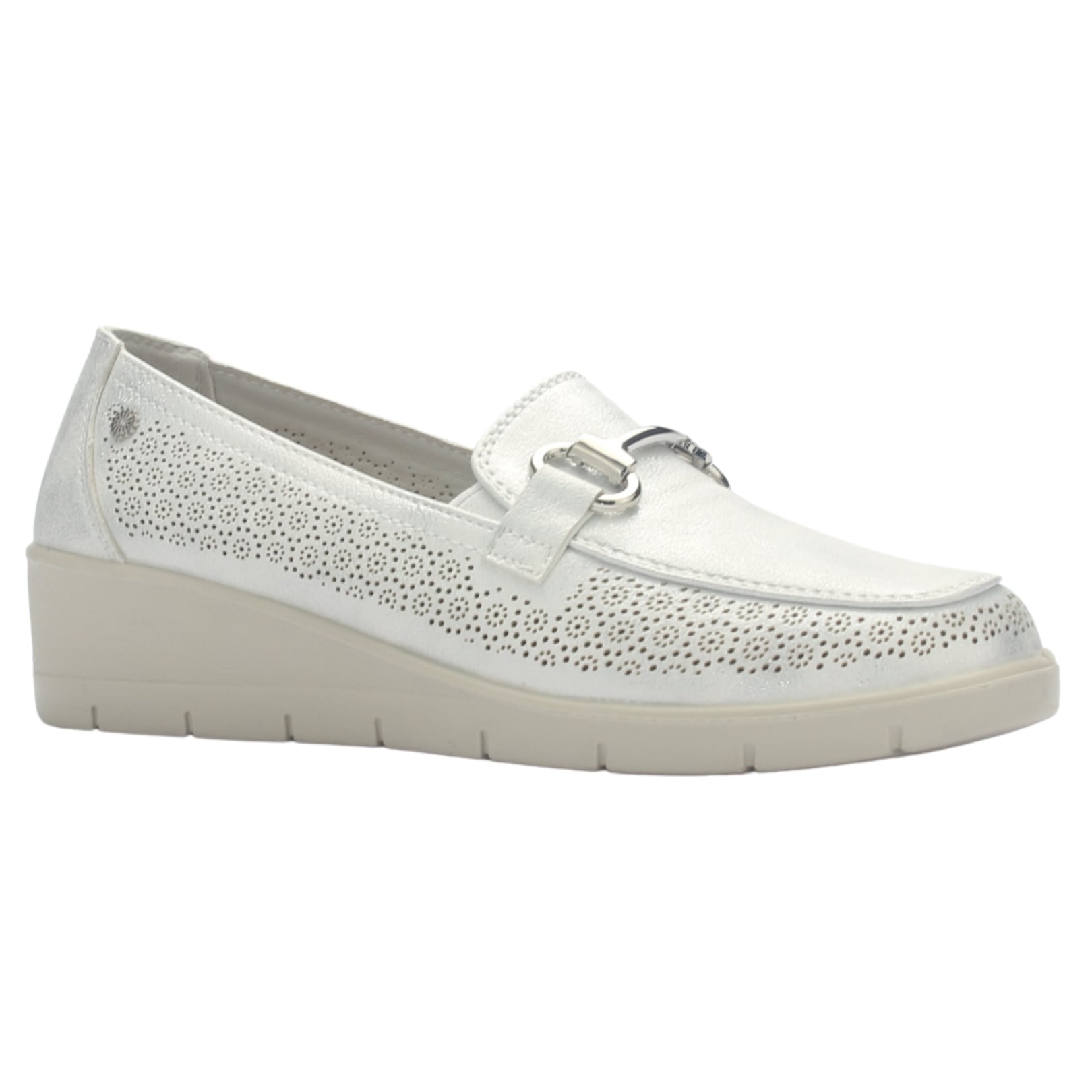 ZAPATO MUJER CHALADA CONA-2 PLATEADO CASUAL - 3