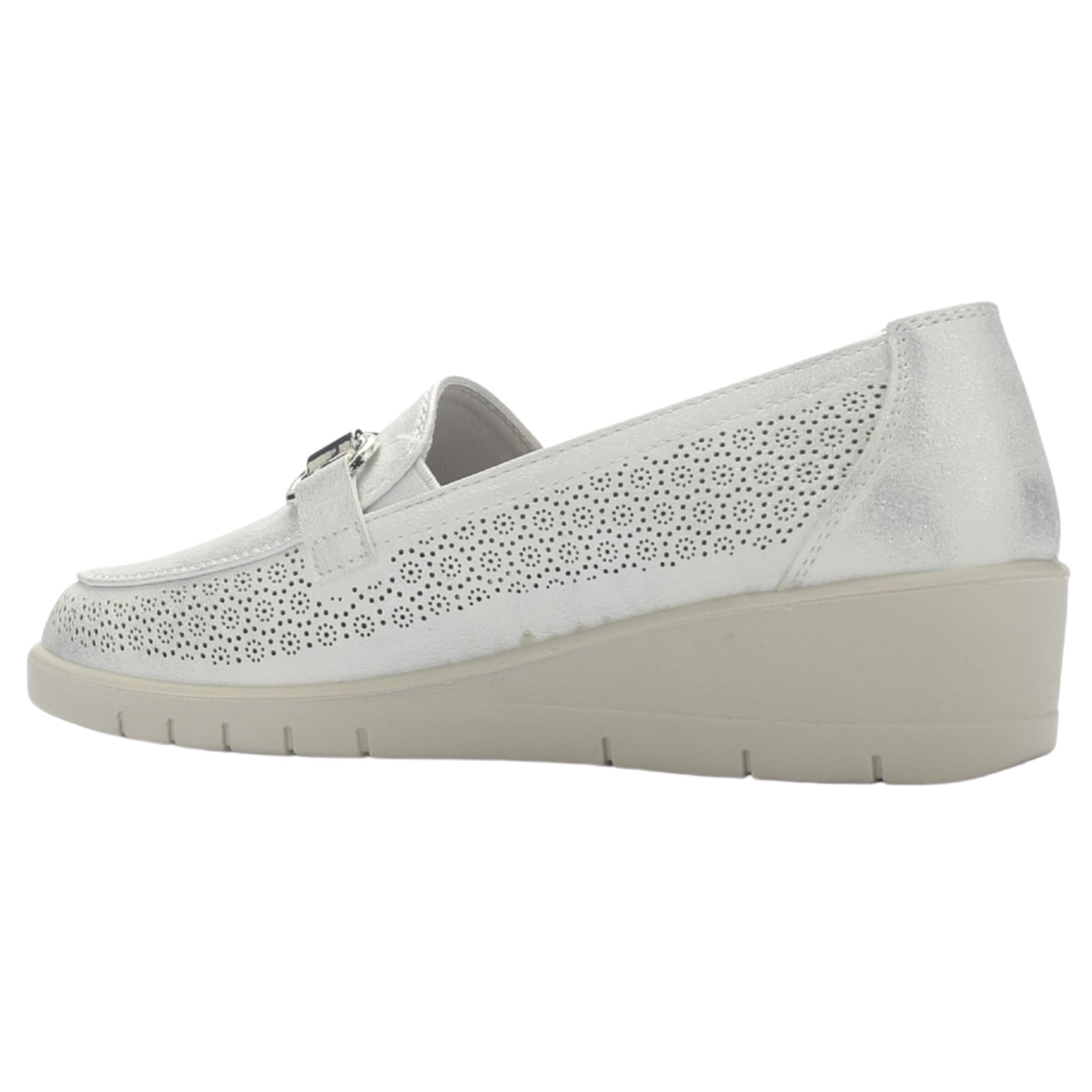 ZAPATO MUJER CHALADA CONA-2 PLATEADO CASUAL - 4