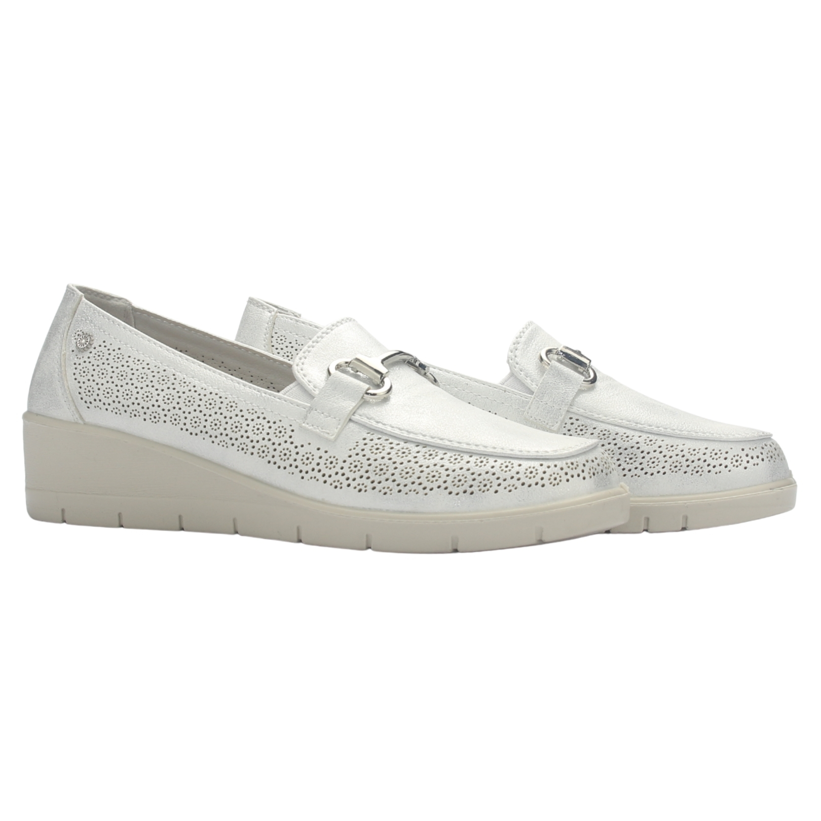 ZAPATO MUJER CHALADA CONA-2 PLATEADO CASUAL - 5
