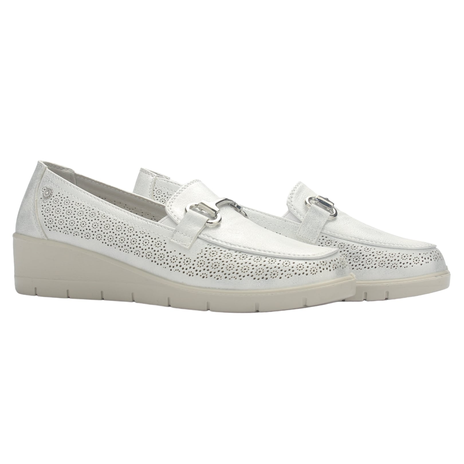 ZAPATO MUJER CHALADA CONA-2 PLATEADO CASUAL - 5