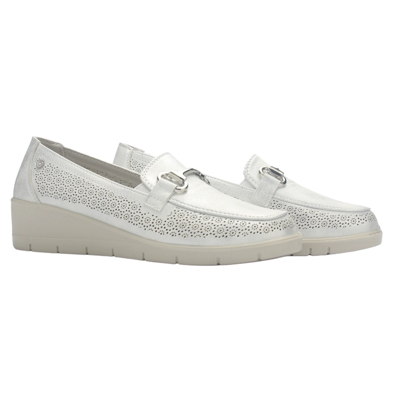 ZAPATO MUJER CHALADA CONA-2 PLATEADO CASUAL - 5