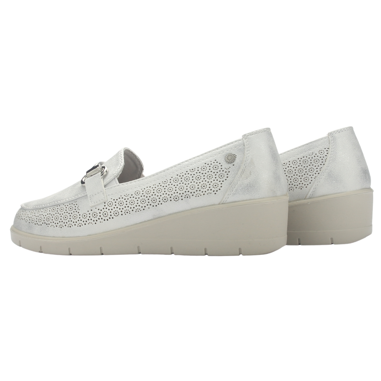 ZAPATO MUJER CHALADA CONA-2 PLATEADO CASUAL - 6