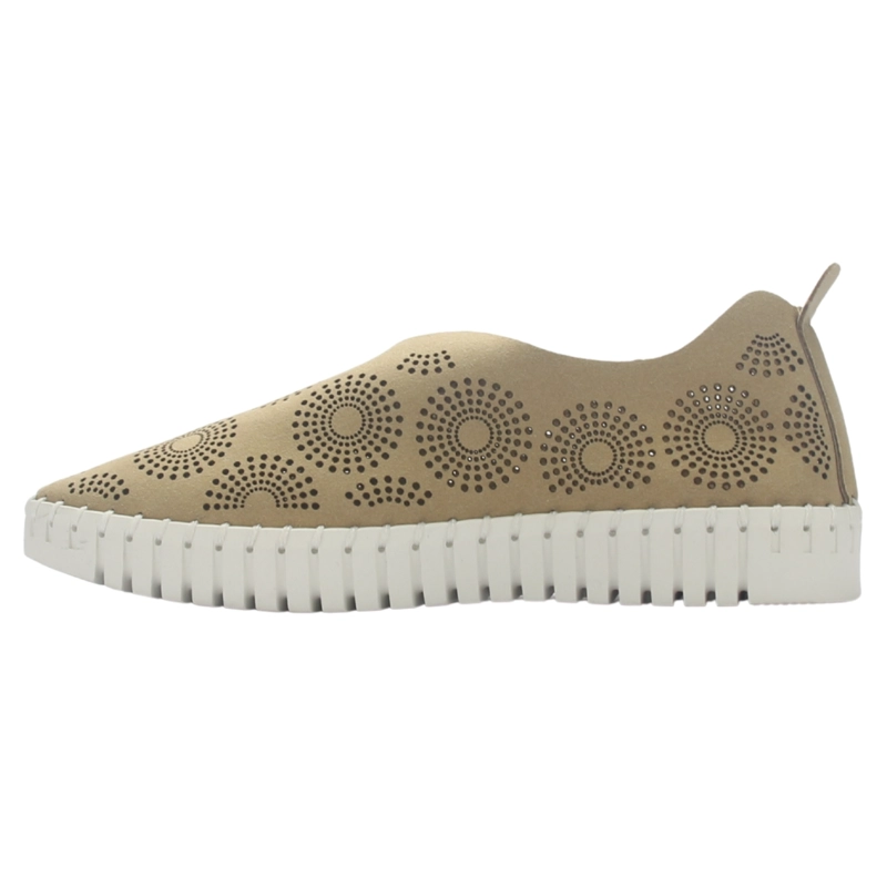 ZAPATO DE CUERO MUJER CHALADA TREN-1 TAUPE CASUAL - 2