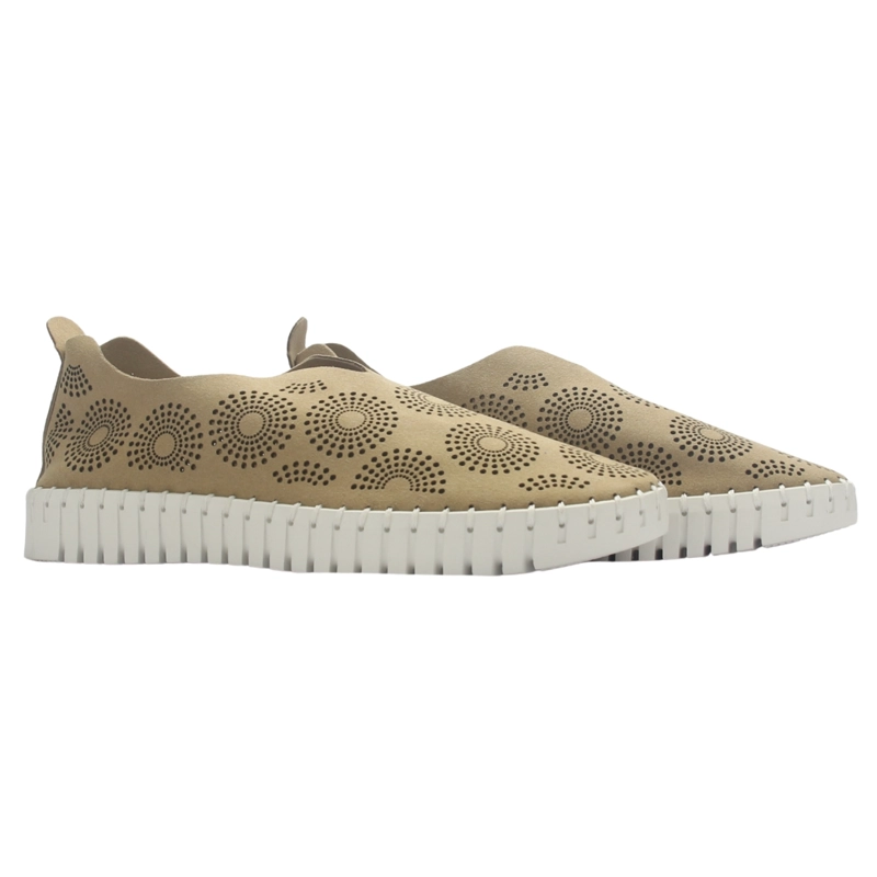 ZAPATO DE CUERO MUJER CHALADA TREN-1 TAUPE CASUAL - 5