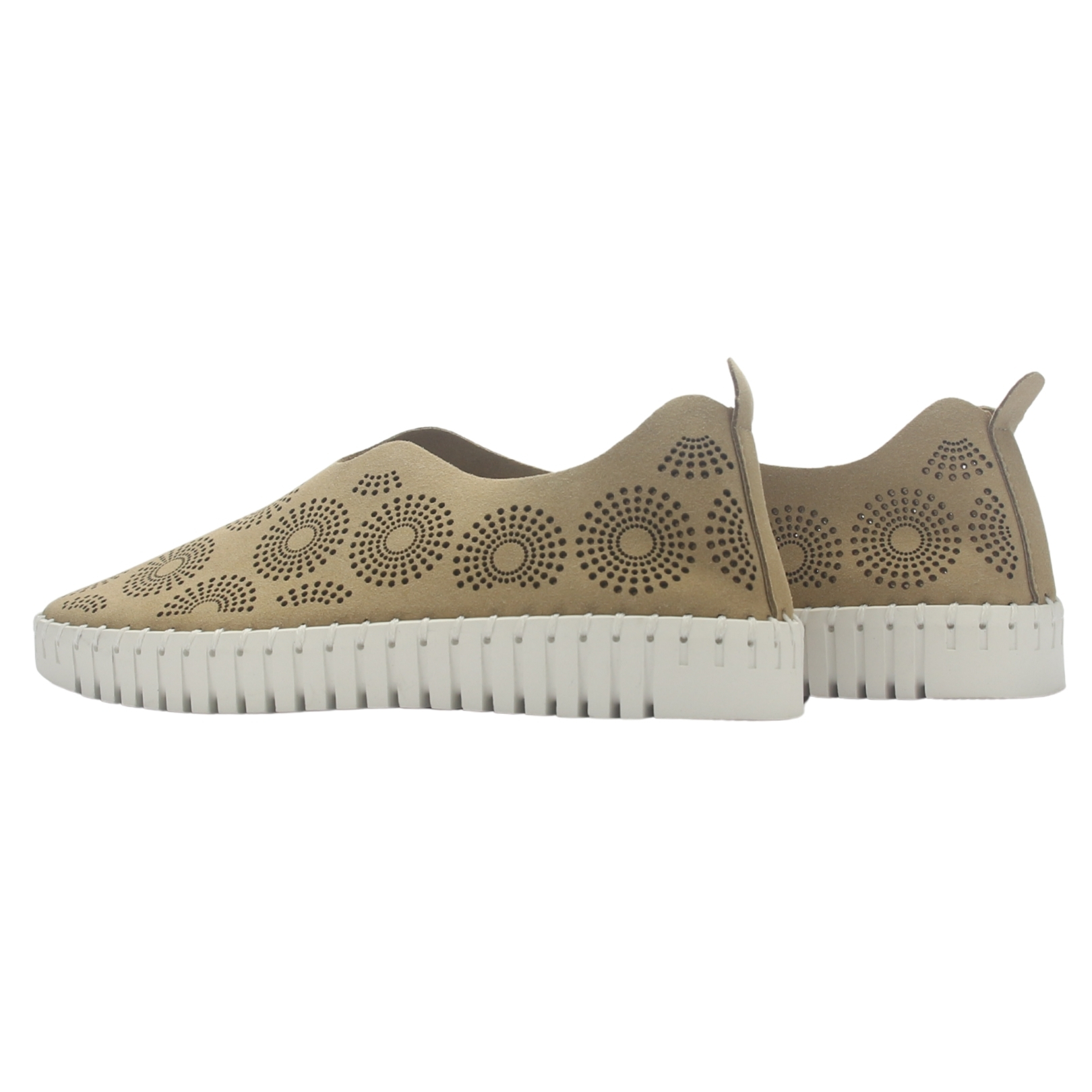 ZAPATO DE CUERO MUJER CHALADA TREN-1 TAUPE CASUAL - 6