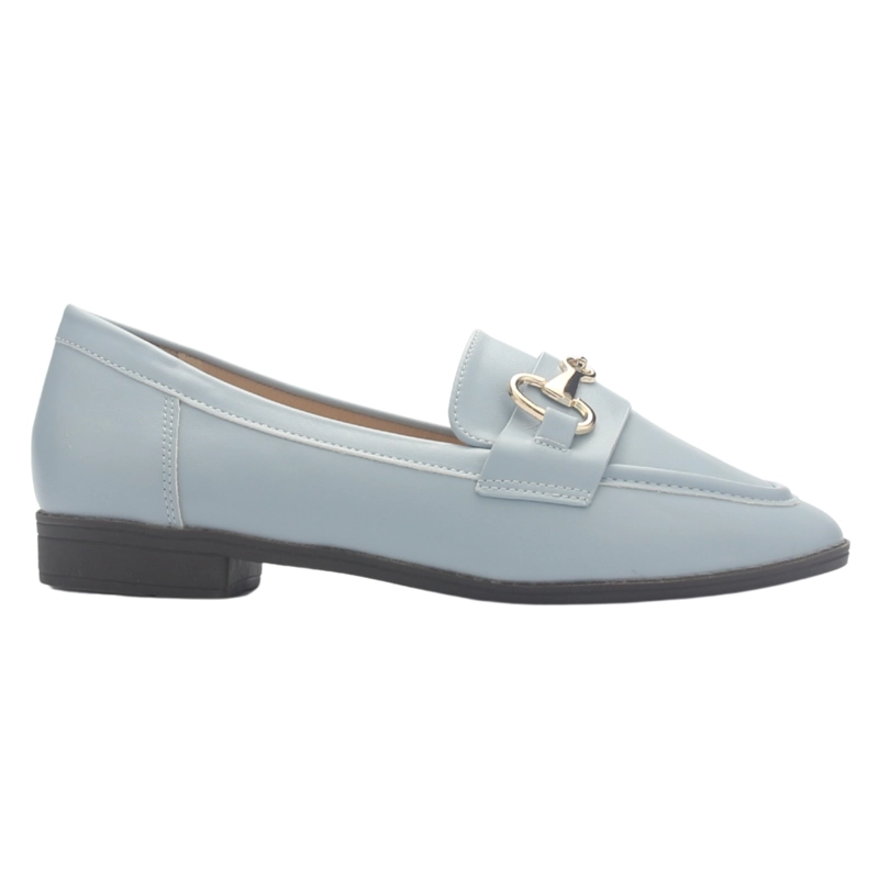 MOCASIN MUJER CASUAL AZUL CHALADA SWING-2 - 1