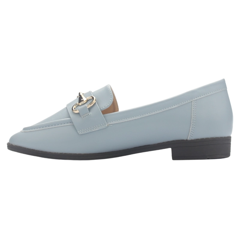 MOCASIN MUJER CASUAL AZUL CHALADA SWING-2 - 2