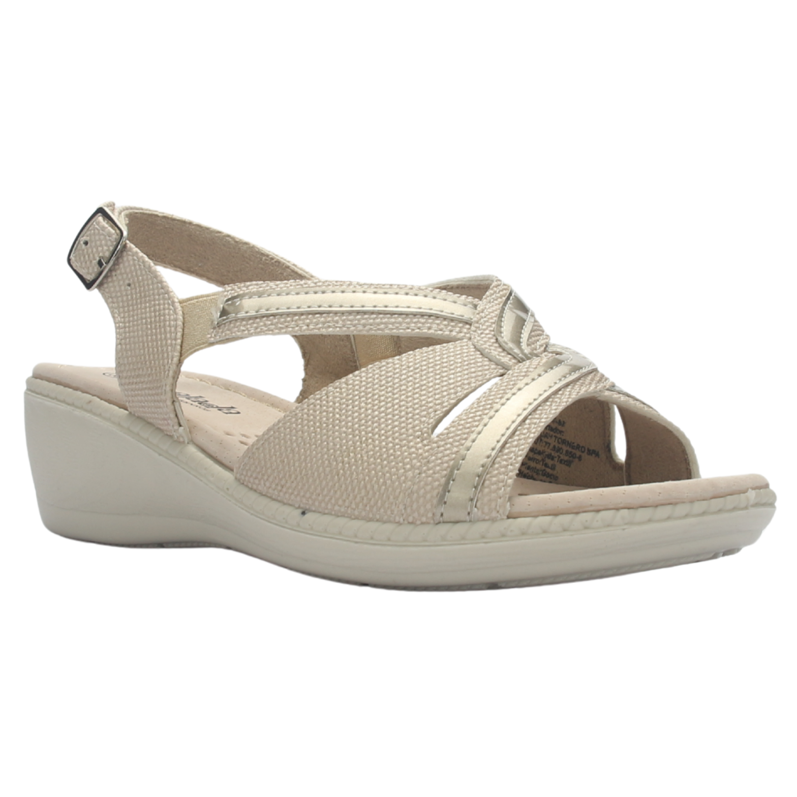 SANDALIA MUJER CHALADA LUPE-87 BEIGE CASUAL - 3