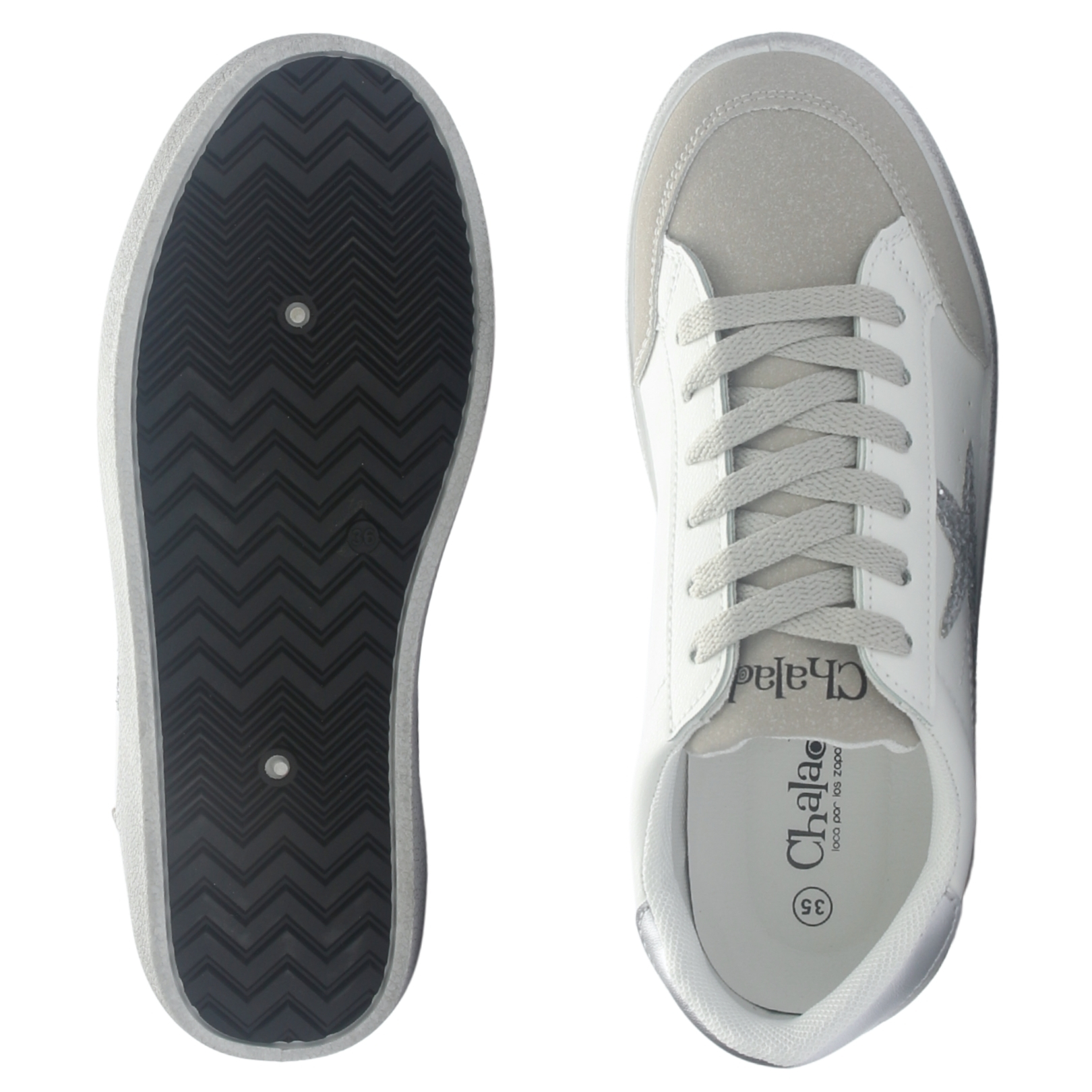 ZAPATILLA MUJER CHALADA CANDY-38 BLANCO URBANO - 7