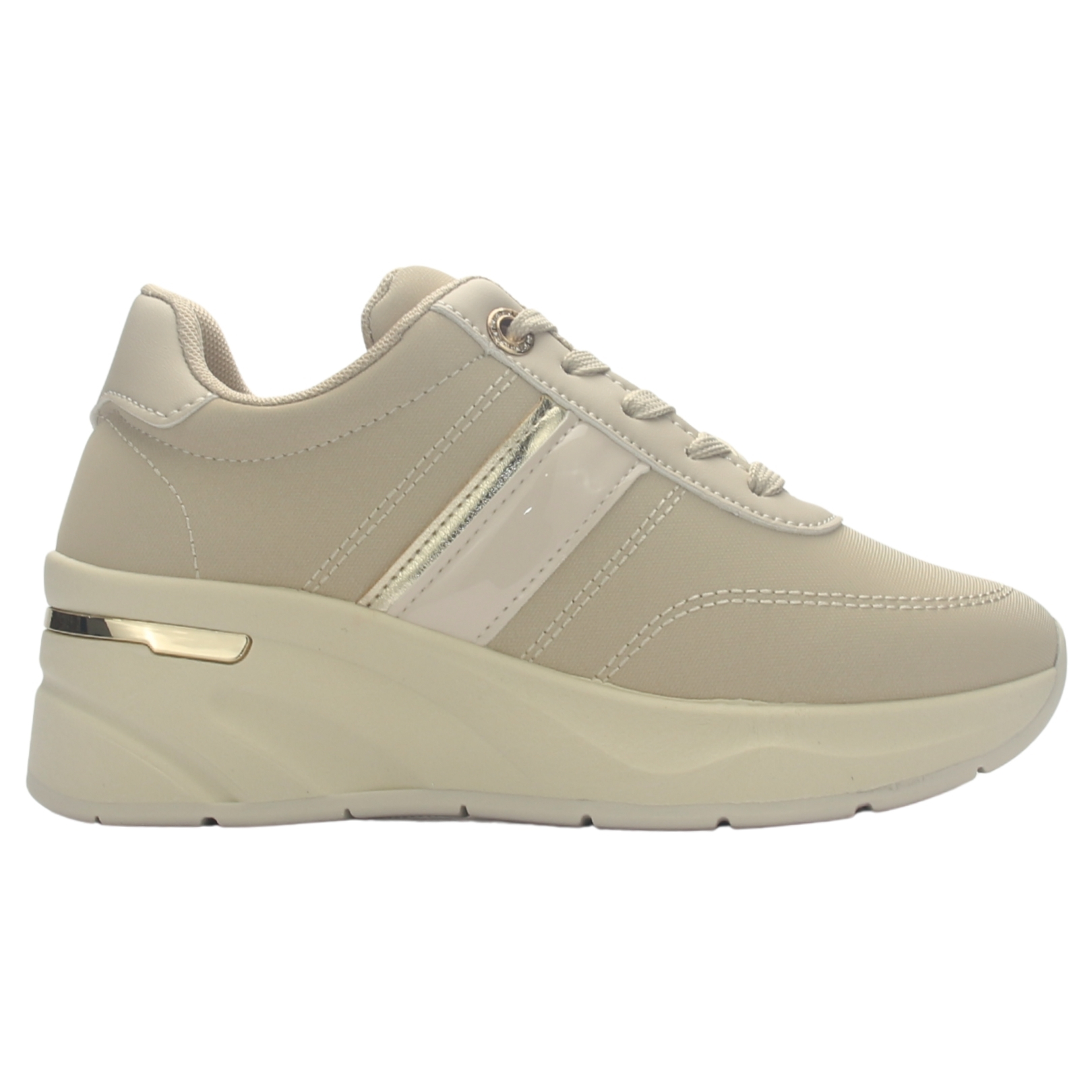 ZAPATILLA MUJER CHALADA JUNA-5 BEIGE URBANO - 1