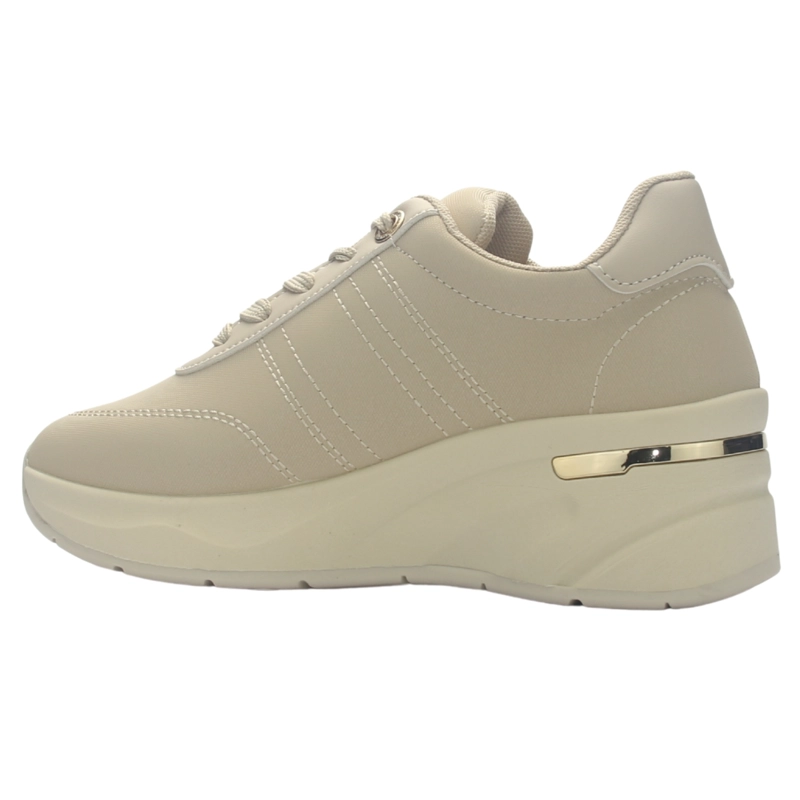 ZAPATILLA MUJER CHALADA JUNA-5 BEIGE URBANO - 4
