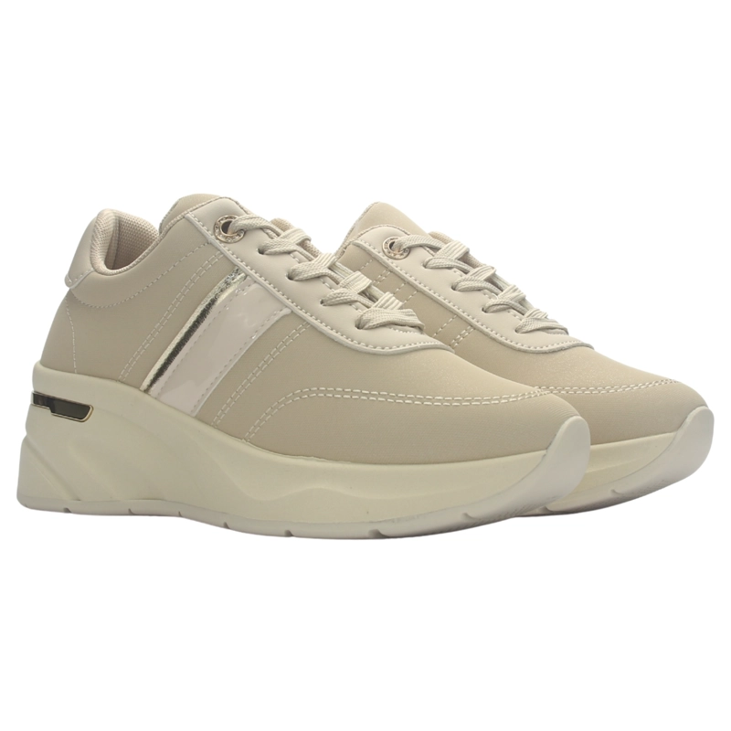 ZAPATILLA MUJER CHALADA JUNA-5 BEIGE URBANO - 5