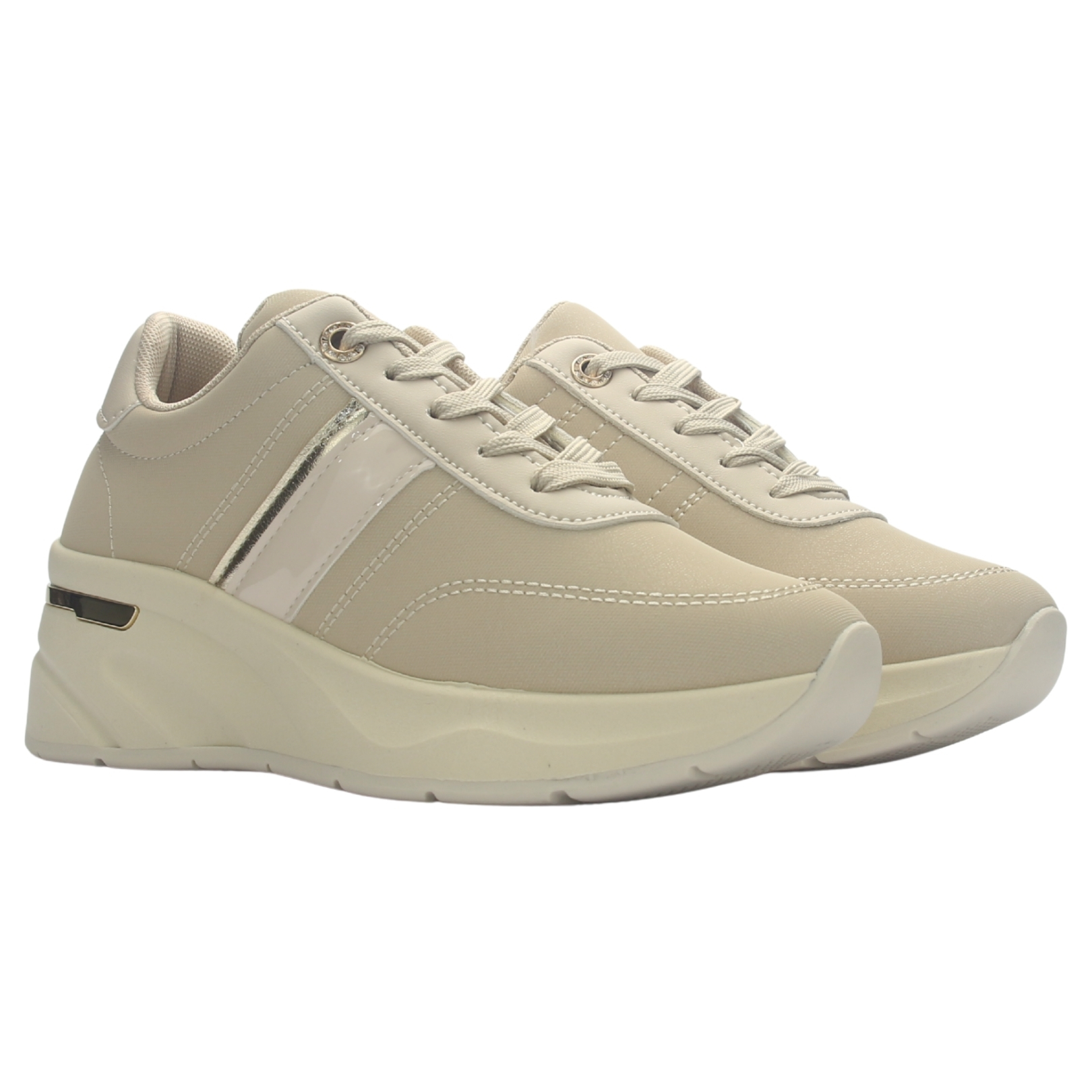 ZAPATILLA MUJER CHALADA JUNA-5 BEIGE URBANO - 5