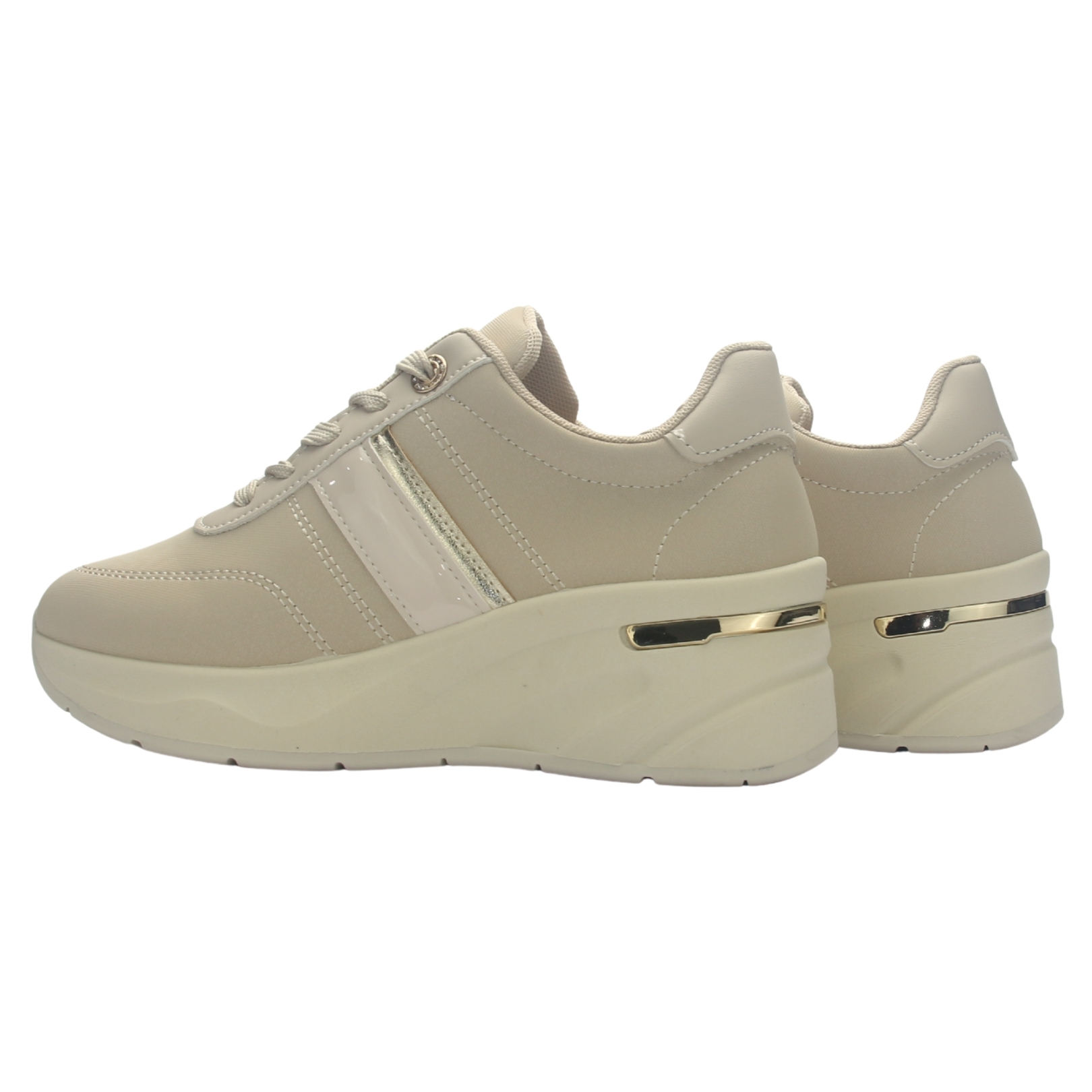ZAPATILLA MUJER CHALADA JUNA-5 BEIGE URBANO - 6