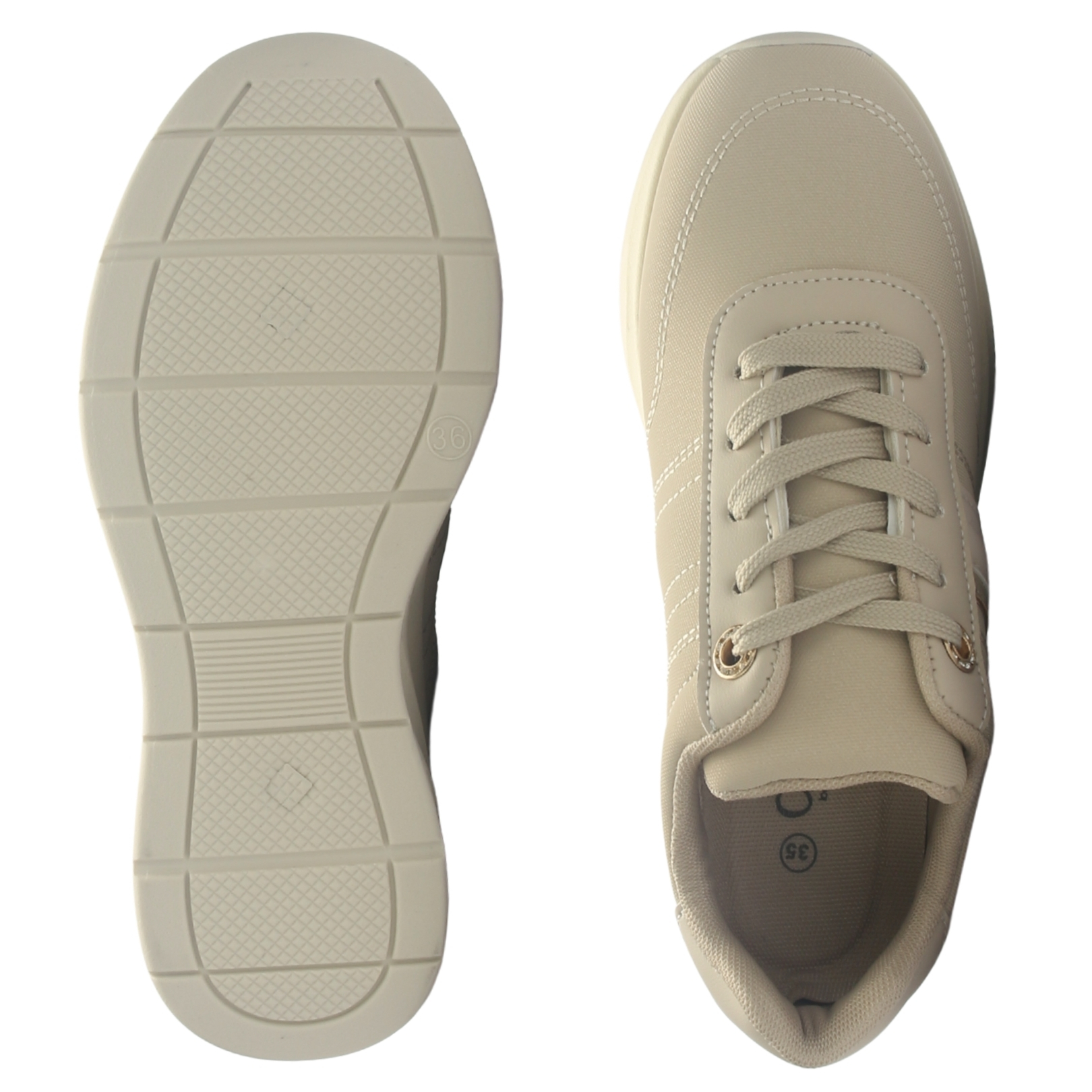ZAPATILLA MUJER CHALADA JUNA-5 BEIGE URBANO - 7