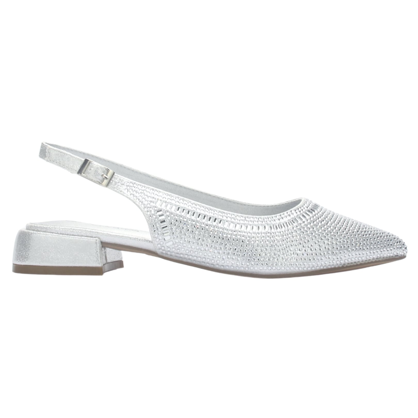 BALLERINA MUJER  CHALADA DIRI-1 PLATEADO CASUAL - 1