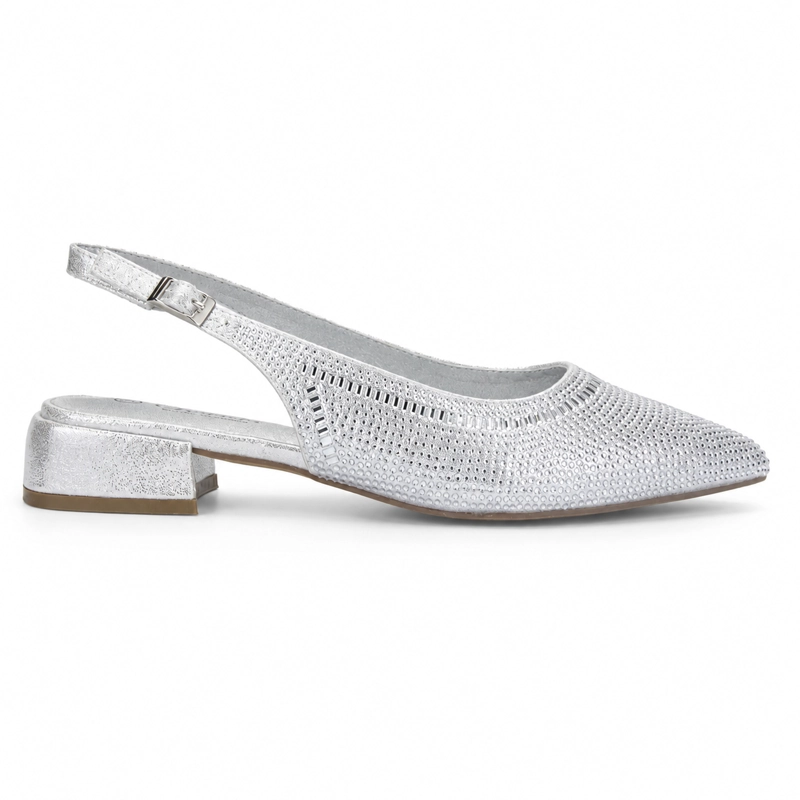 BALLERINA PLATEADO MUJER CASUAL CHALADA DIRI - 1
