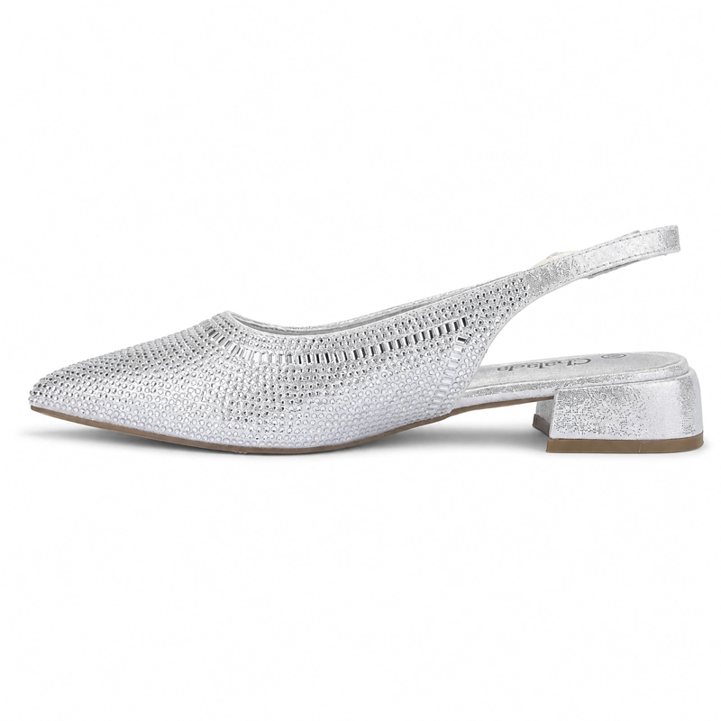 BALLERINA PLATEADO MUJER CASUAL CHALADA DIRI - 2