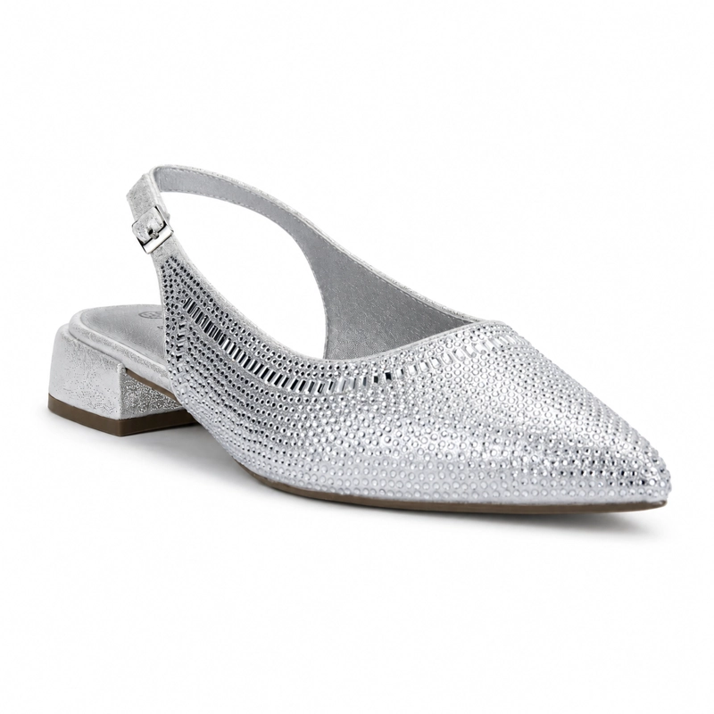 BALLERINA PLATEADO MUJER CASUAL CHALADA DIRI - 3