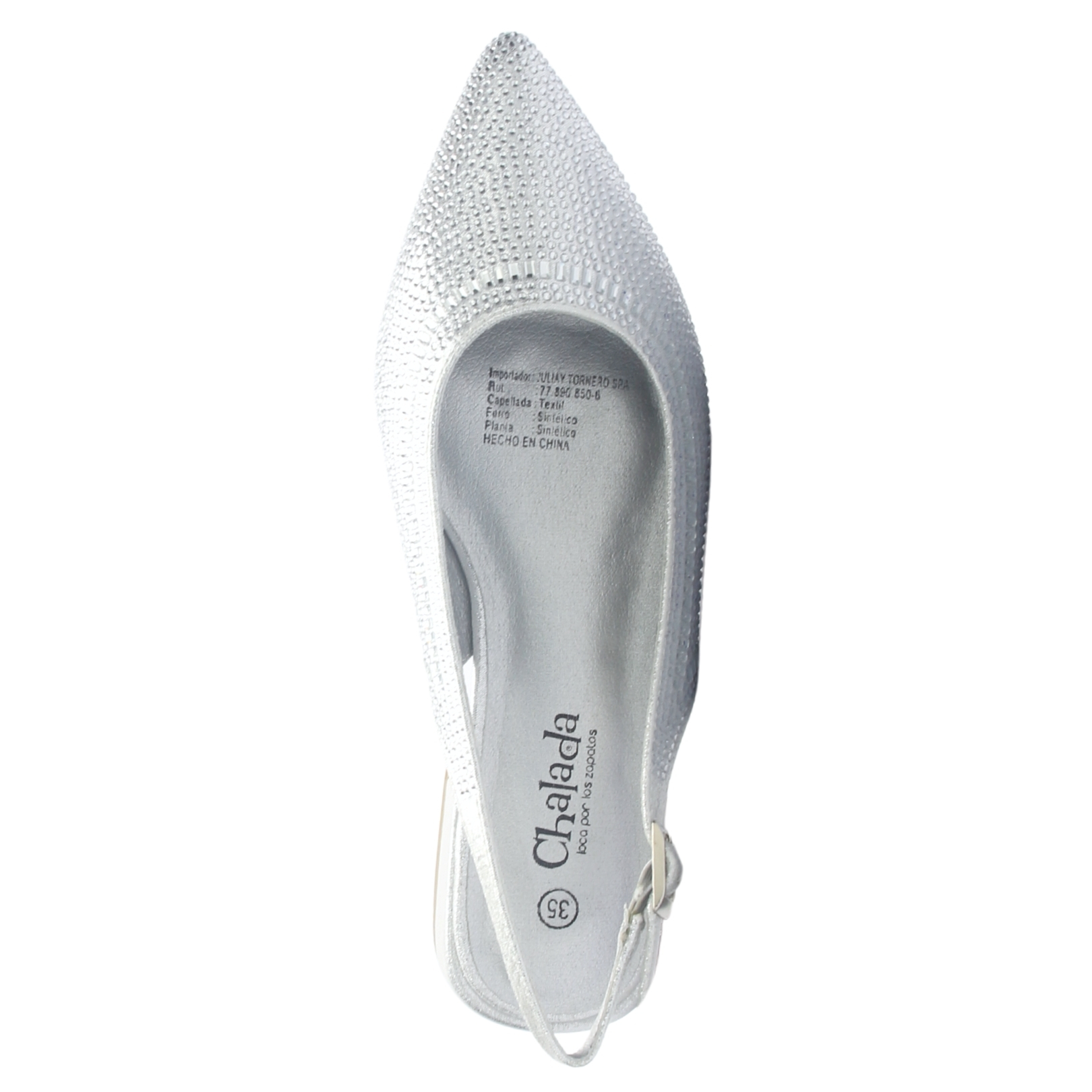 BALLERINA MUJER  CHALADA DIRI-1 PLATEADO CASUAL - 7