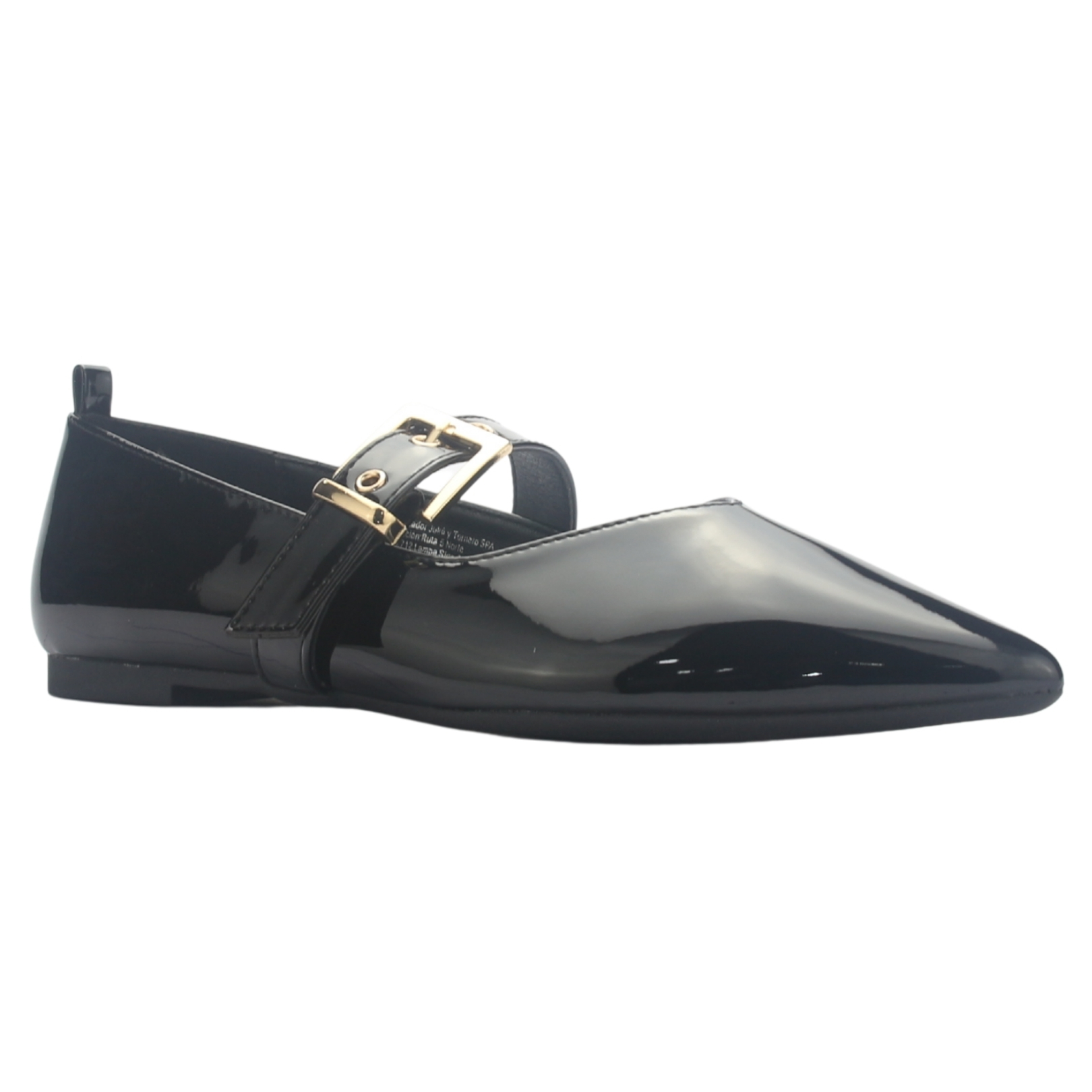BALLERINA MUJER CHALADA MARIS-9 NEGRO CASUAL - 3
