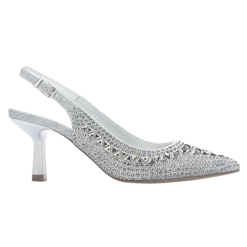 ZAPATO MUJER CHALADA HOT-70 PLATEADO OSCURO CASUAL - 1