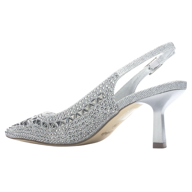 ZAPATO MUJER CHALADA HOT-70 PLATEADO OSCURO CASUAL - 4