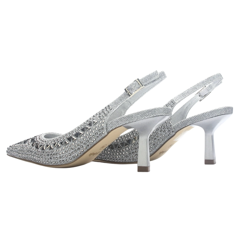 ZAPATO MUJER CHALADA HOT-70 PLATEADO OSCURO CASUAL - 6