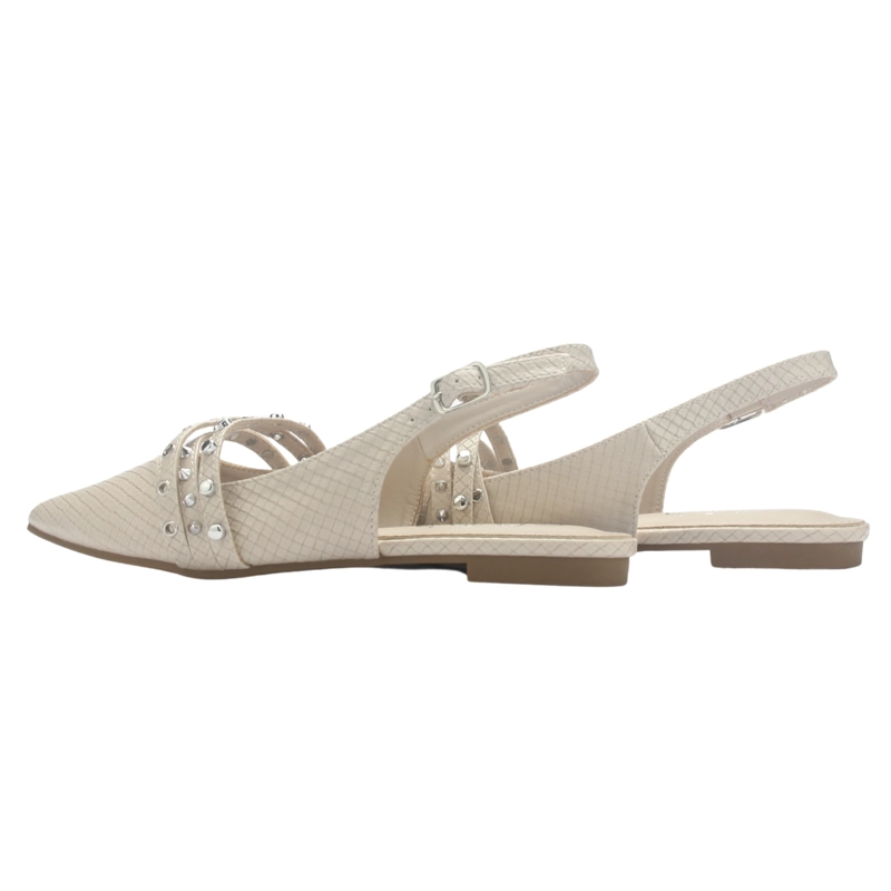 BALLERINA MUJER  CHALADA MARIS-8 BEIGE CASUAL - 6