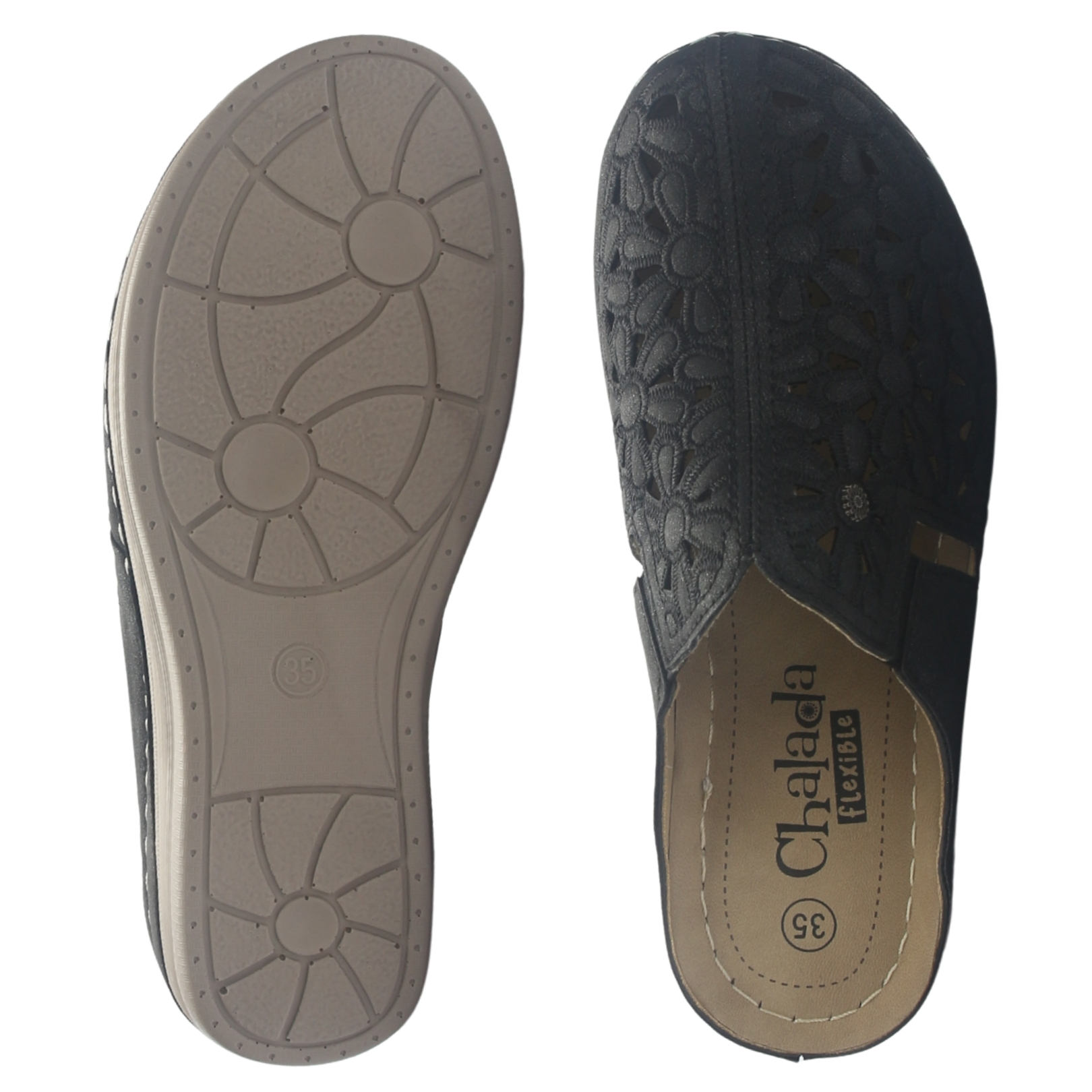 SANDALIA MUJER CHALADA MUSA-5 NEGRO CASUAL - 7
