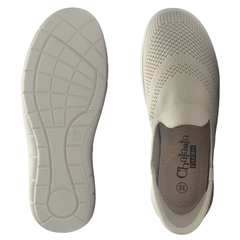 ZAPATILLA MUJER CHALADA MOMI-1 BEIGE URBANO - 7