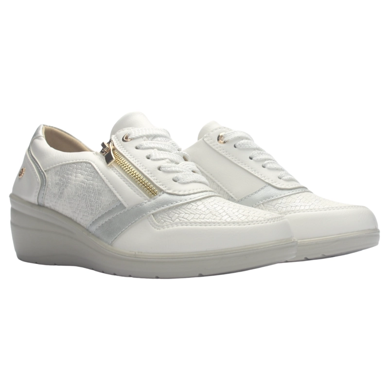 ZAPATILLA MUJER CHALADA DEZA-4 BLANCO URBANO - 5