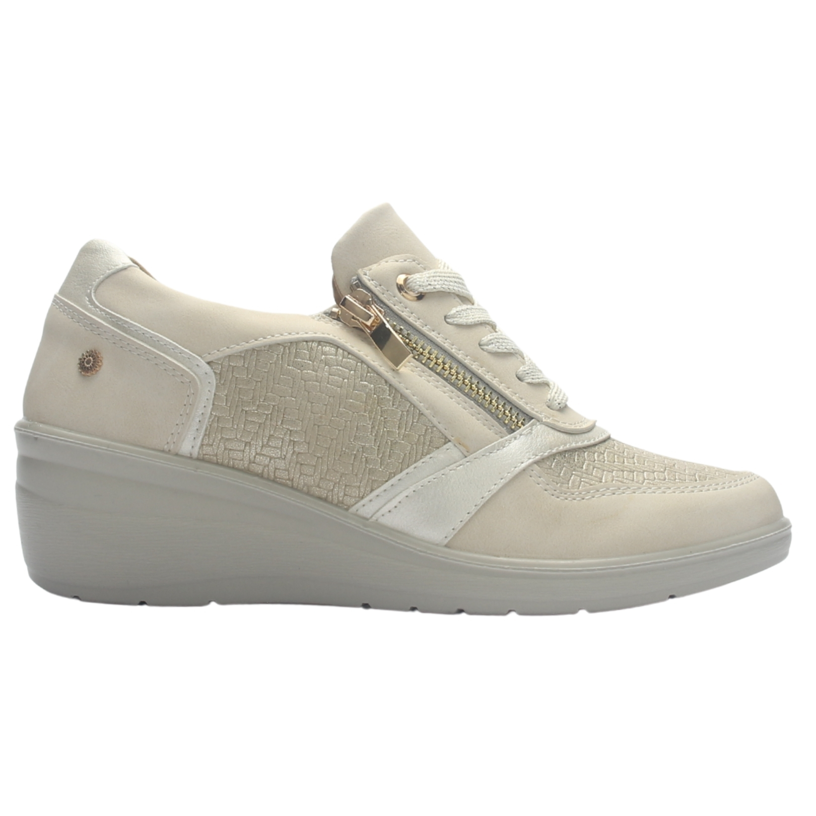 ZAPATILLA MUJER CHALADA DEZA-4 BEIGE URBANO - 1