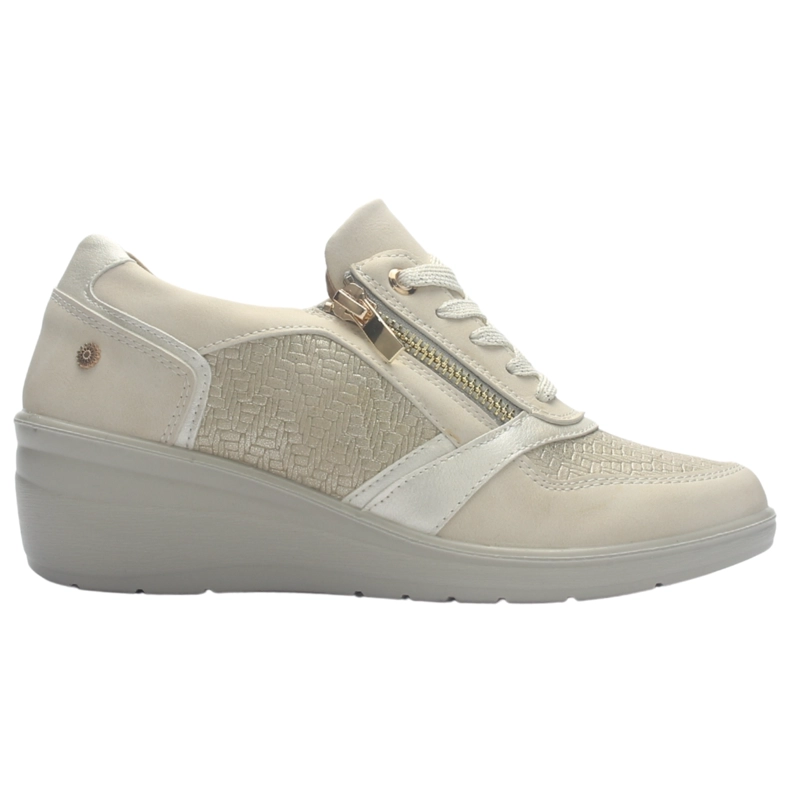 ZAPATILLA MUJER CHALADA DEZA-4 BEIGE URBANO - 1