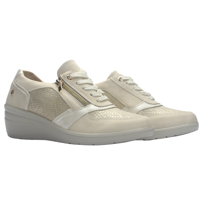 ZAPATILLA MUJER CHALADA DEZA-4 BEIGE URBANO - 5