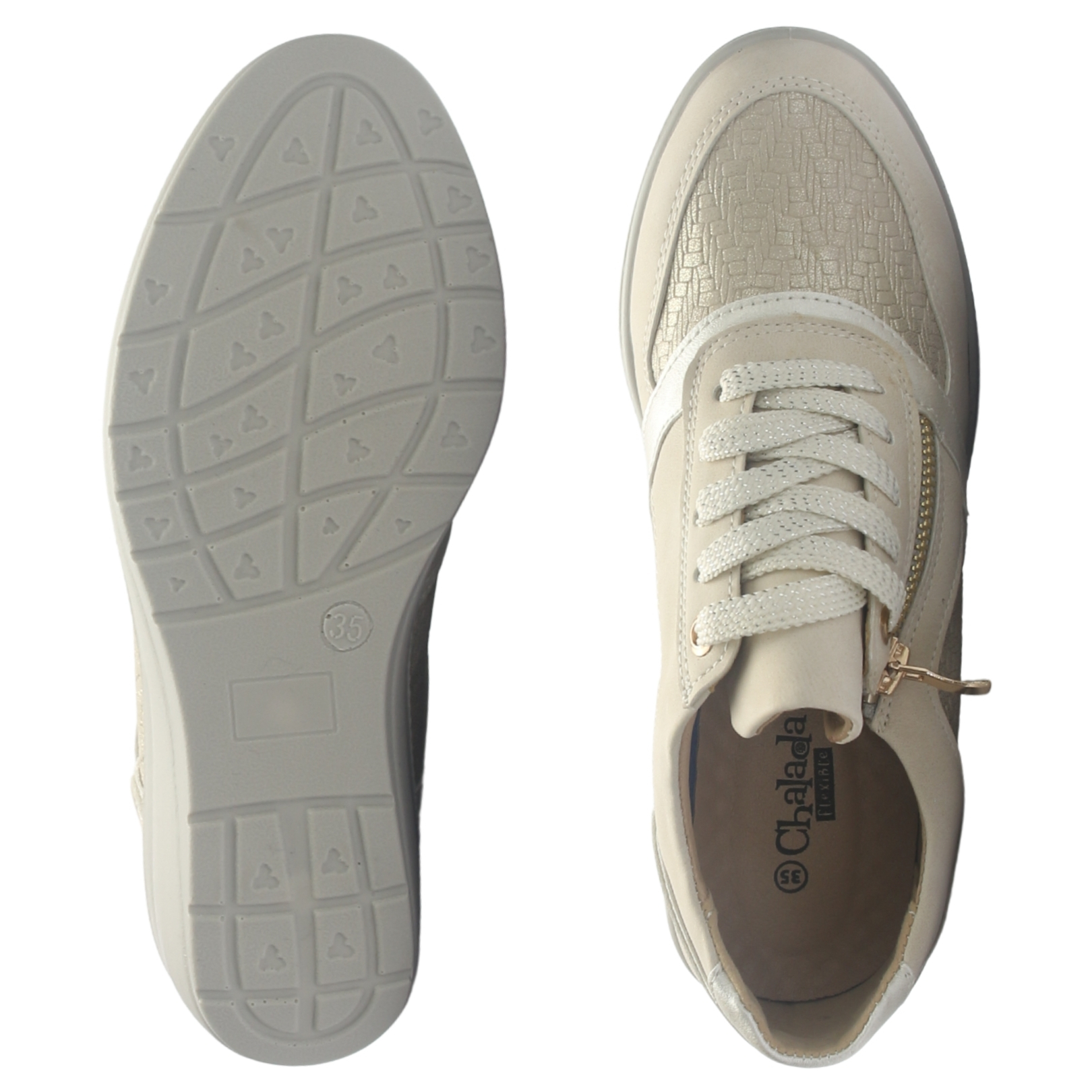 ZAPATILLA MUJER CHALADA DEZA-4 BEIGE URBANO - 7